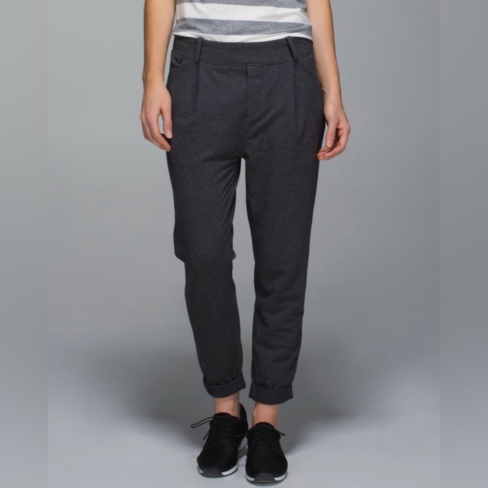 Lululemon | Stress Less Pant | Heathered Dark Grey / Soot | Women’s Size 8‎
